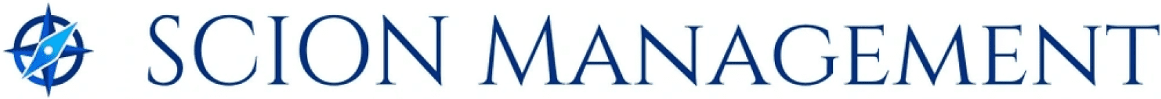 Scion Management branding with circular logo